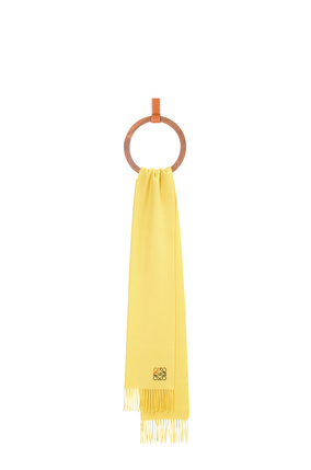 LOEWE Anagram scarf in cashmere Yellow plp_rd