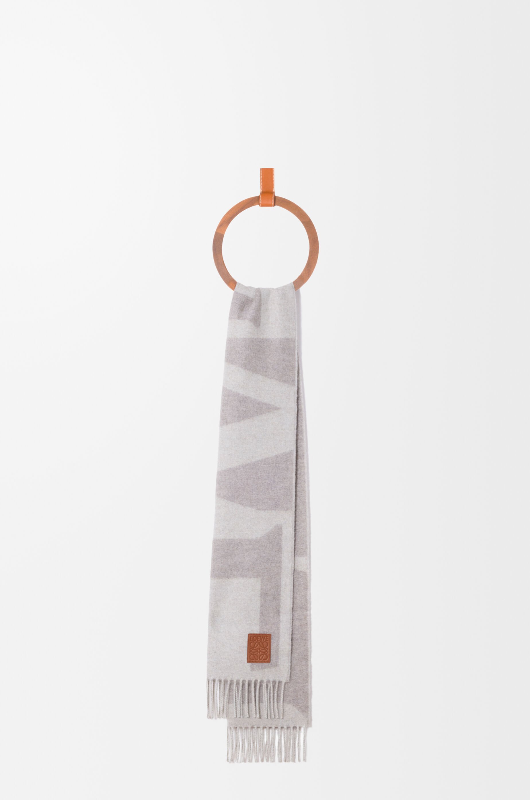 Scarf in cashmere Grey - LOEWE