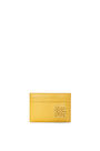 LOEWE Inflated Anagram plain cardholder in satin calfskin Pale Yellow Glaze