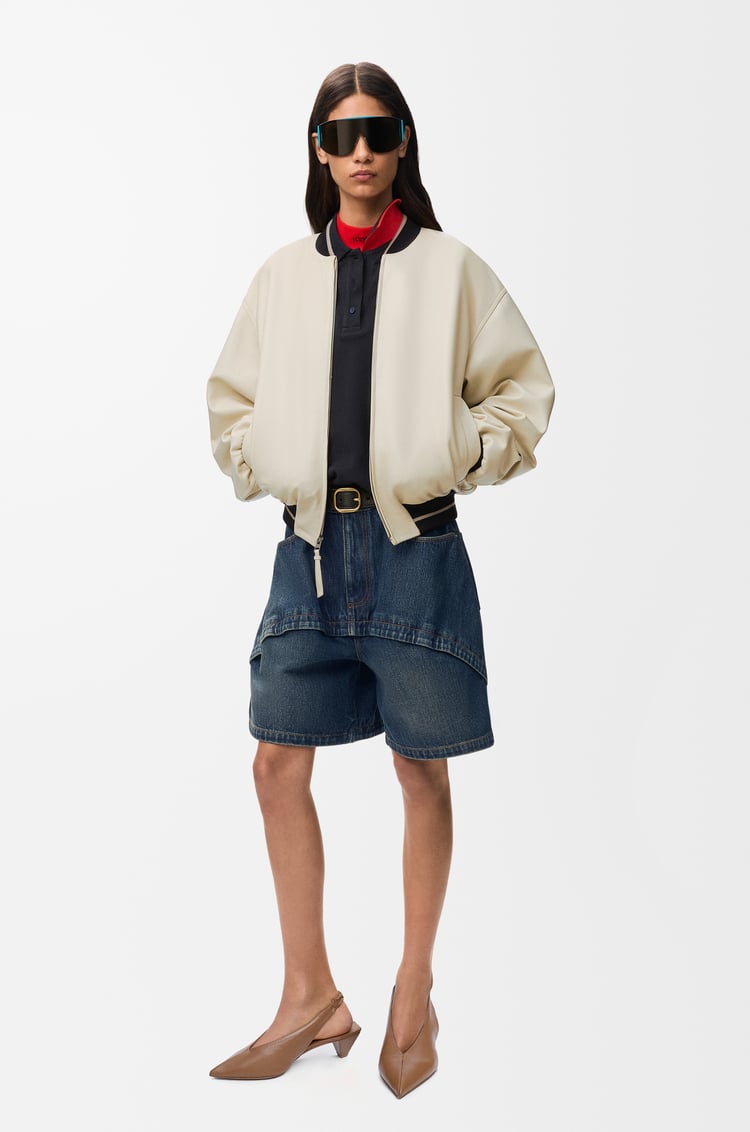 LOEWE 丹寧短褲 深藍色