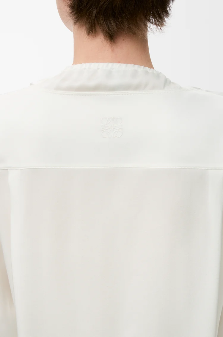 LOEWE Blusa en seda Blanco