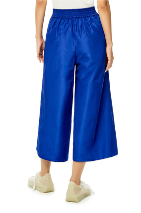 LOEWE 丝绸九分运动服长裤 Blue Klein plp_rd