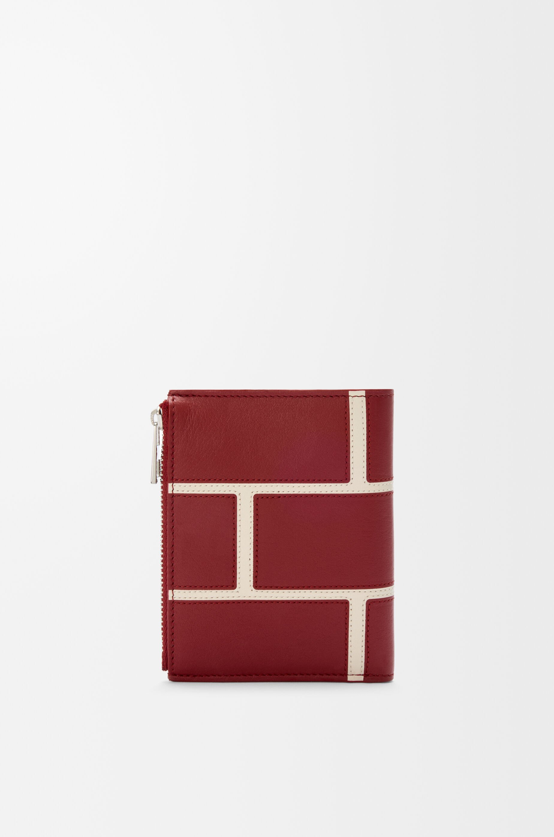 スリム コンパクト ウォレット（クラシックカーフ） レッド - LOEWE