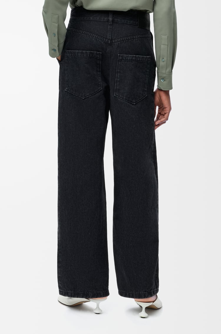 LOEWE Anagram baggy jeans in denim Black