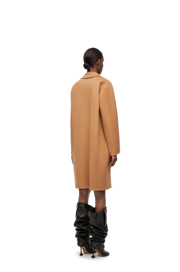 LOEWE Anagram coat in wool and cashmere Camel