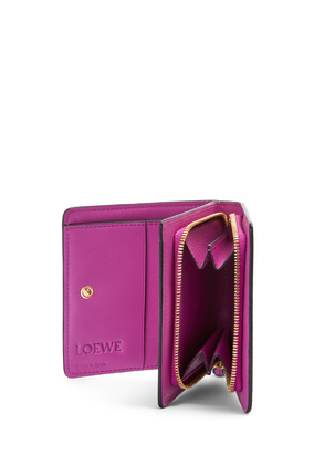 LOEWE Compact zip wallet in classic calfskin Rouge/Bright Purple plp_rd