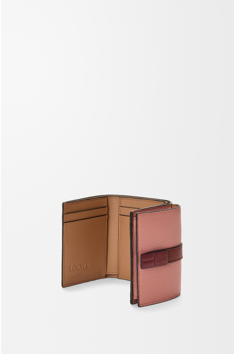 LOEWE トライフォールド ウォレット（ソフトグレインカーフ） ブラッシュ/マホガニー