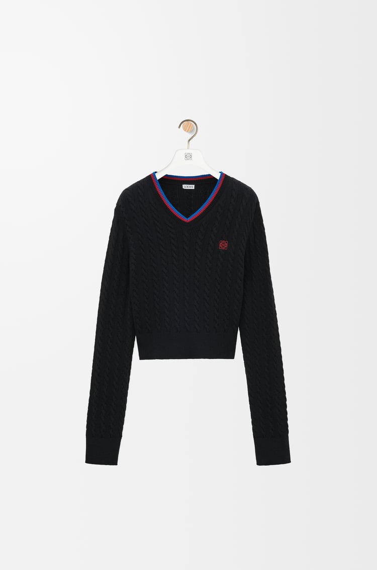 LOEWE Sweater in cotton Black