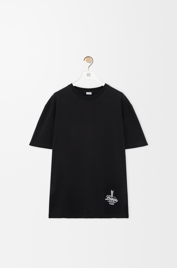 LOEWE Relaxed fit T-shirt in cotton Black/White