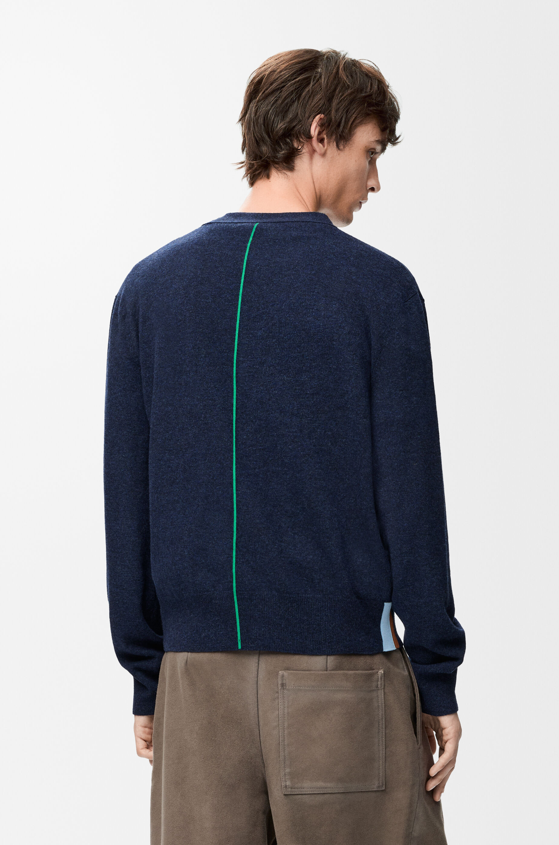 カーディガン（ウール） ブルー - LOEWE Japan official website