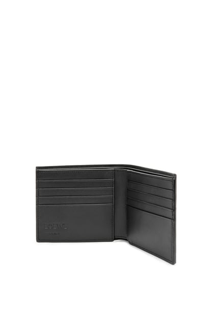 LOEWE Bifold wallet in shiny calfskin 黑色/深海軍藍 plp_rd