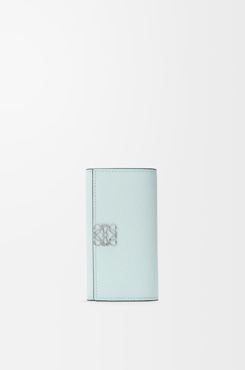LOEWE アナグラム キーケース（ペブルグレインカーフ） フローズン