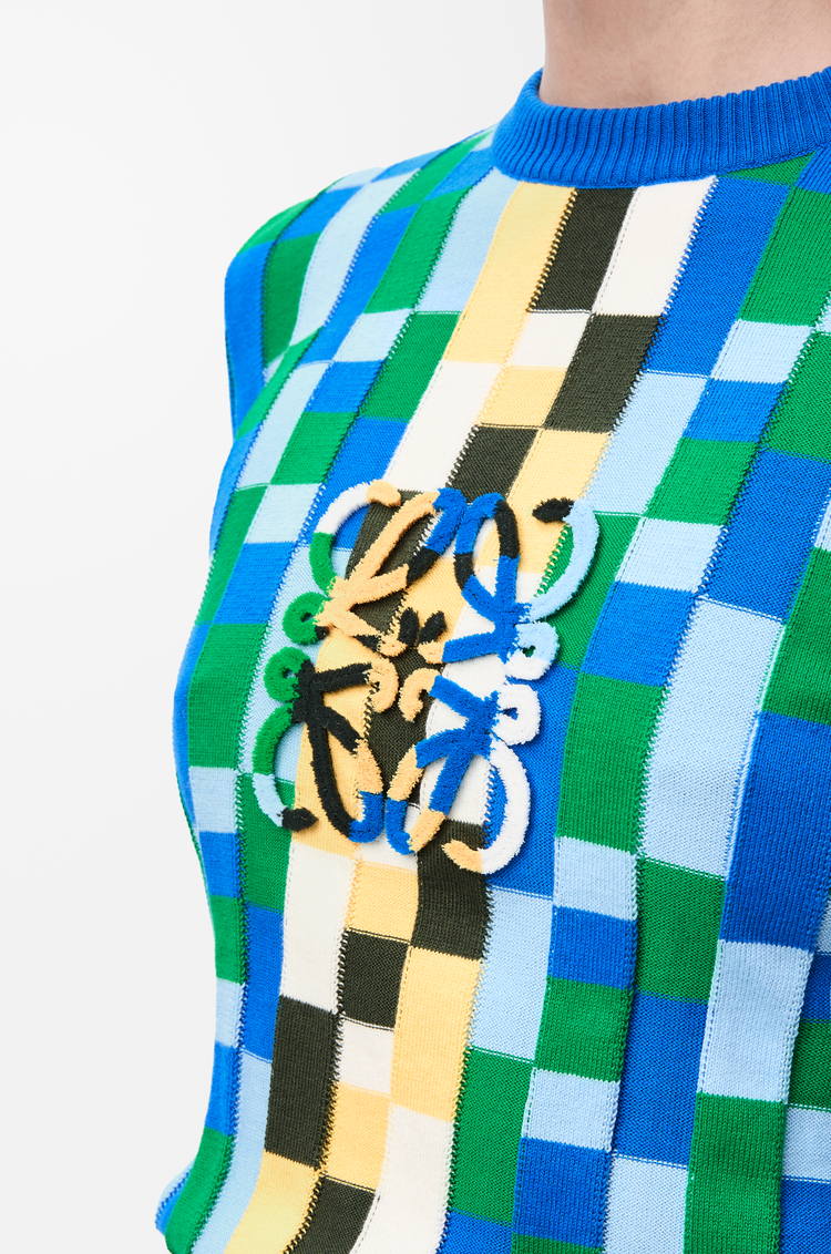 LOEWE Anagram sweater in cotton Multicolor