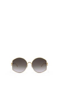 LOEWE Oversize sunglasses in metal Gradient Smoke Grey