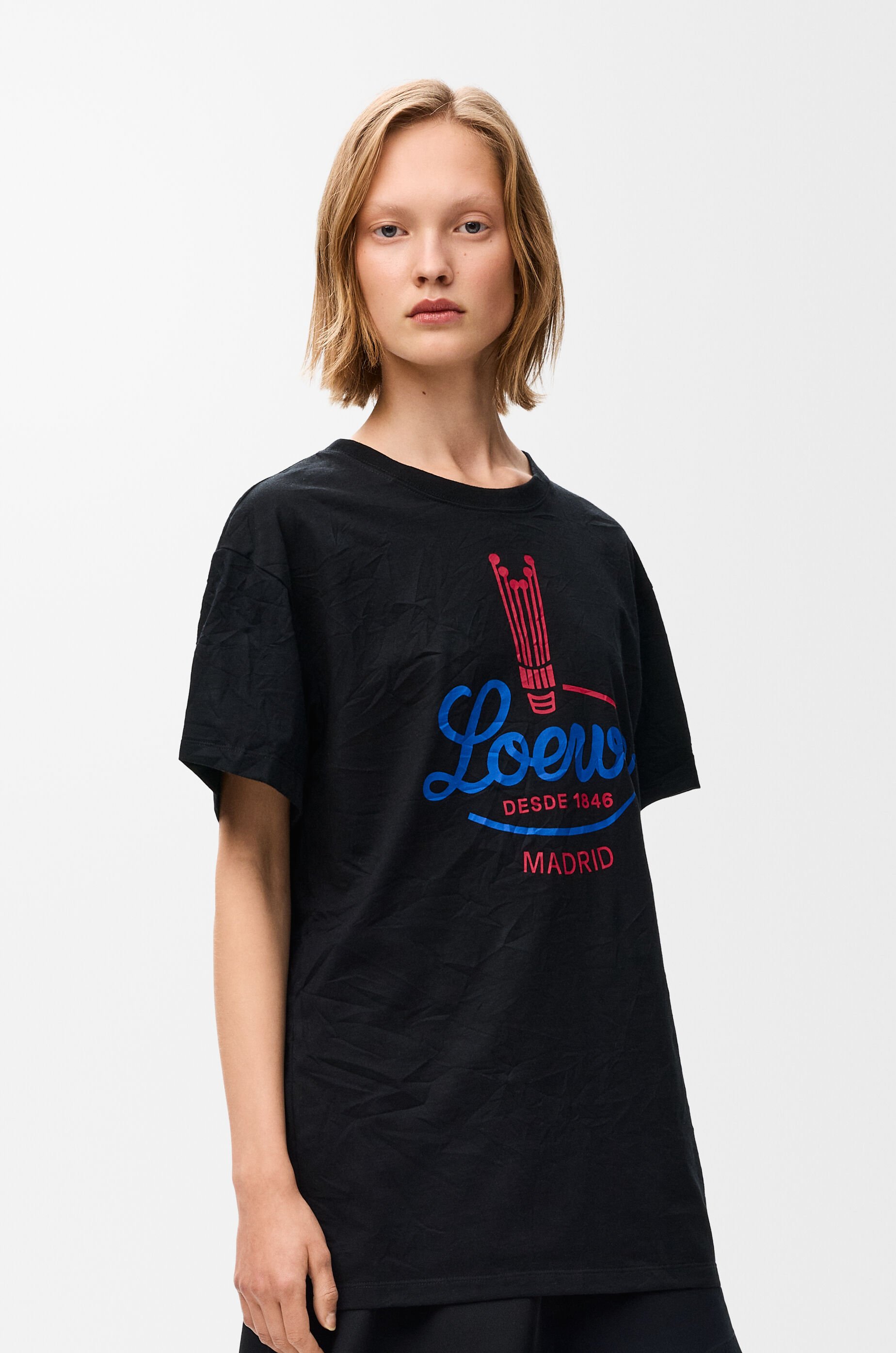 Tシャツ（コットンブレンド） ブラック - LOEWE Japan official website