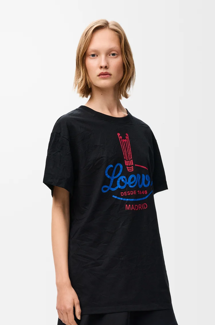LOEWE T-shirt in cotton blend Black