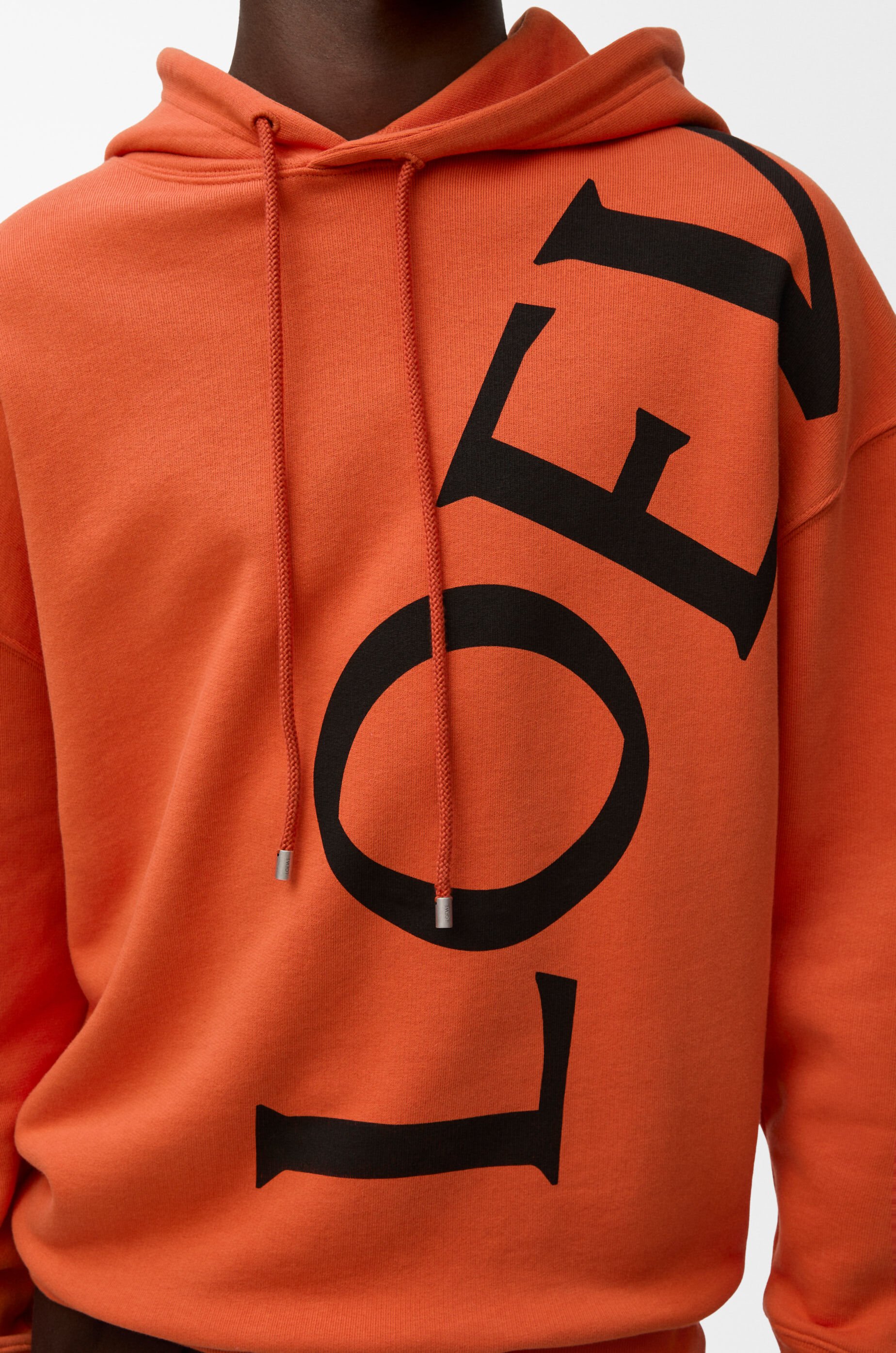 LOEWE☆リラックスフィット フーディーコットン_ダークオレンジ リラックスフィット フーディー（コットン） オレンジ - LOEWE
