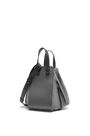 LOEWE Small Hammock bag in calfskin and suede Anthracite