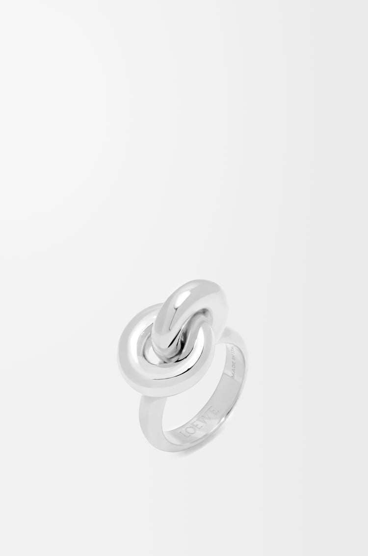 LOEWE Donut link ring in sterling silver Silver