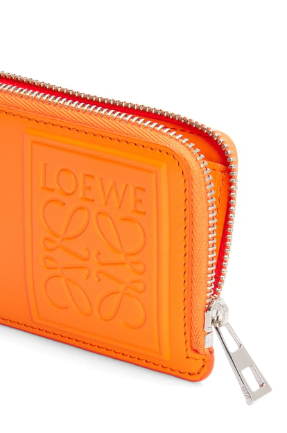 LOEWE Coin cardholder in satin calfskin Bright Orange plp_rd