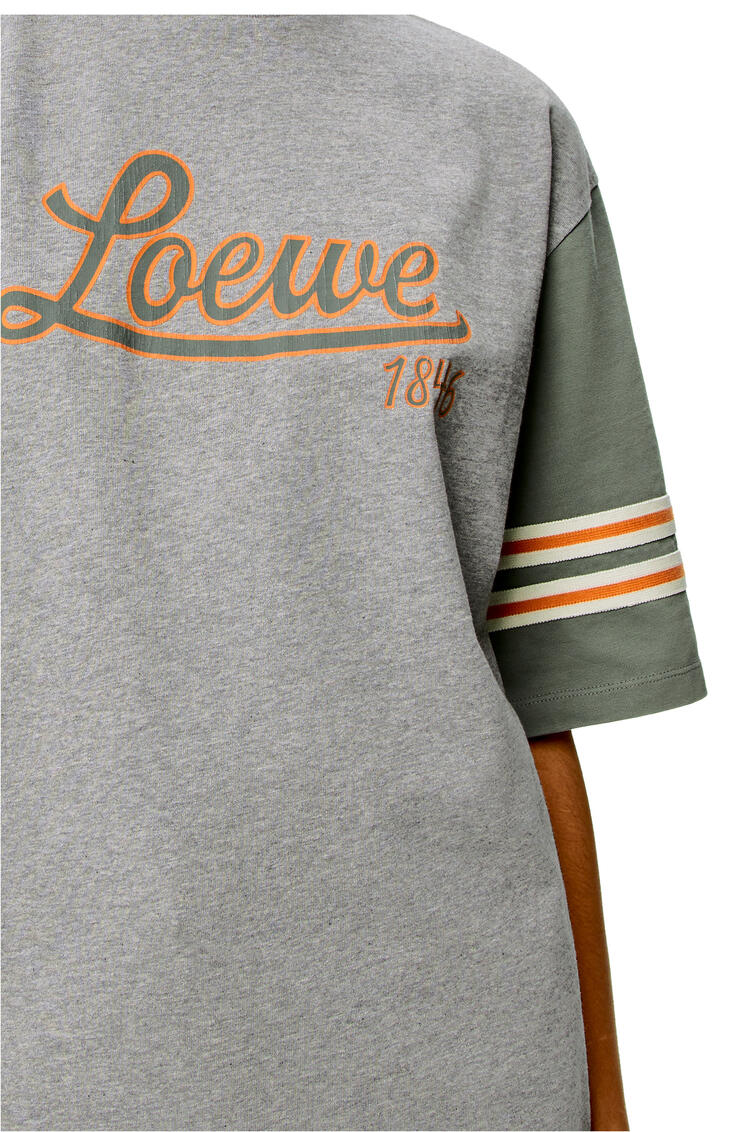 LOEWE 棉質 LOEWE T 恤 Grey Melange/Old Military Gree