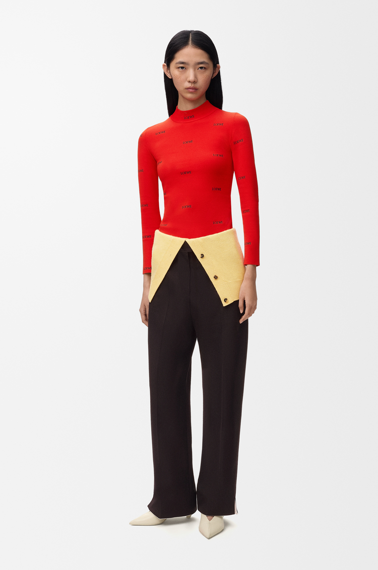 LOEWE Top in viscose blend Red