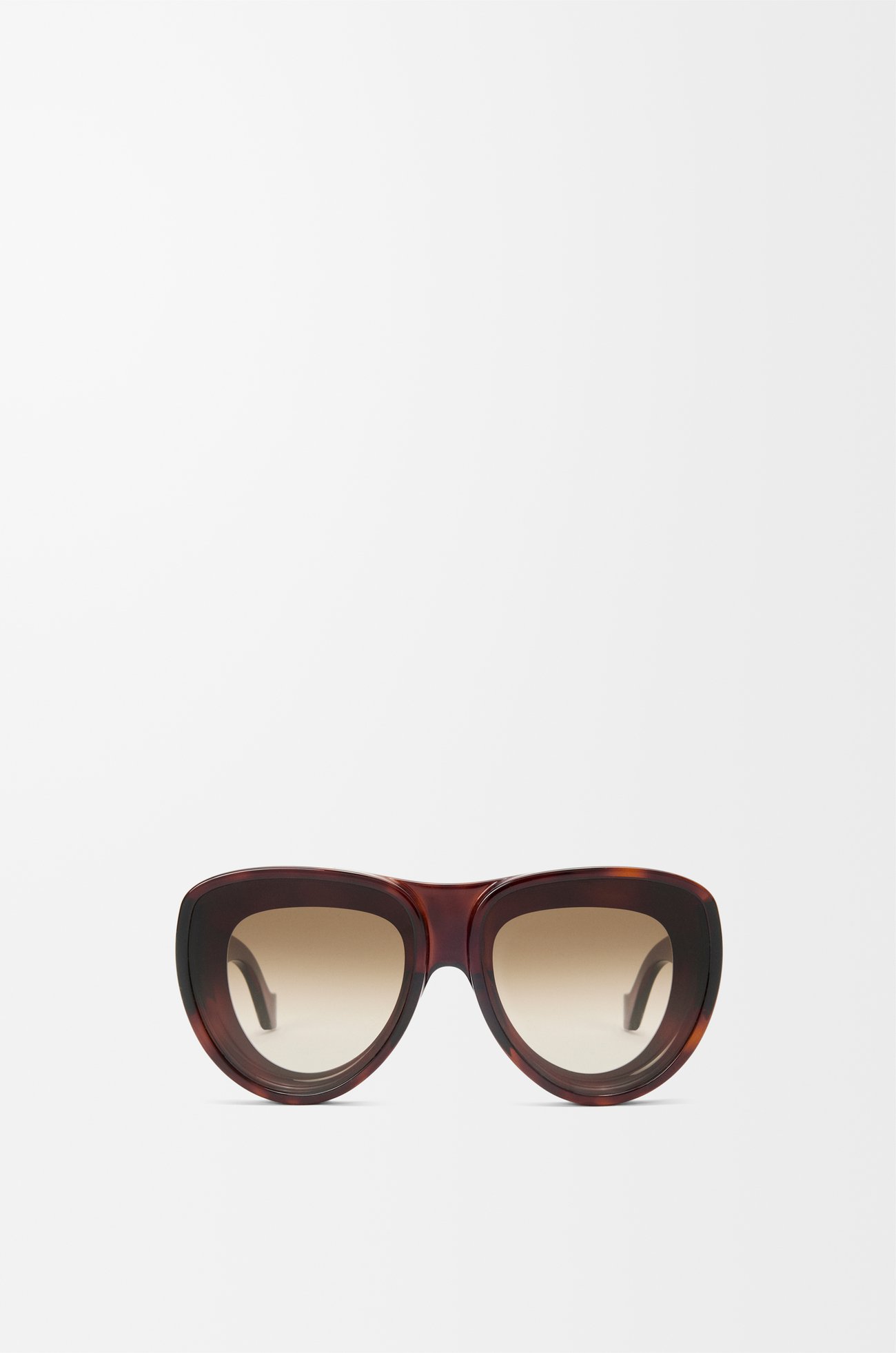 LOEWE Front lenses aviatior sunglasses Havana