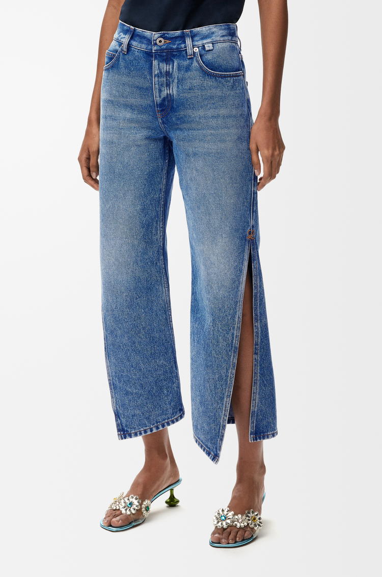 LOEWE Pantalón en denim Azul Medio