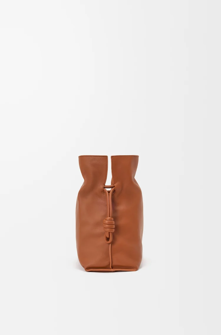 LOEWE フラメンコクラッチ ラージ（ナパカーフ） スクワラルブラウン