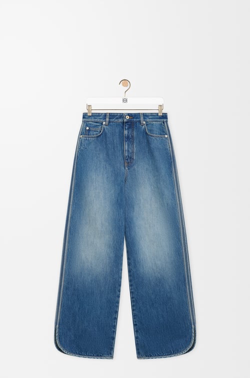 LOEWE 单宁布牛仔裤 牛仔蓝