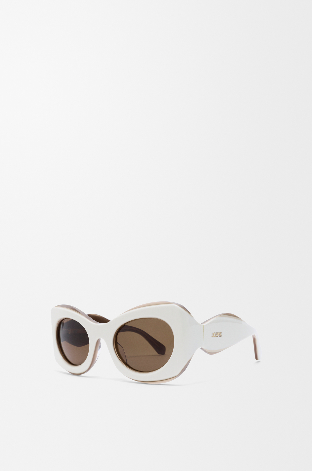 LOEWE Sierra 蝴蝶造型太陽眼鏡 白色