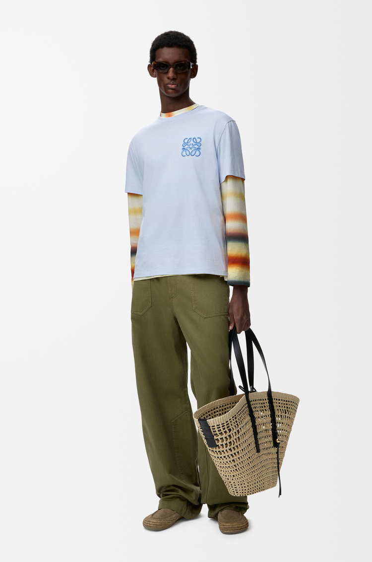LOEWE Relaxed fit T-shirt in cotton Light Blue