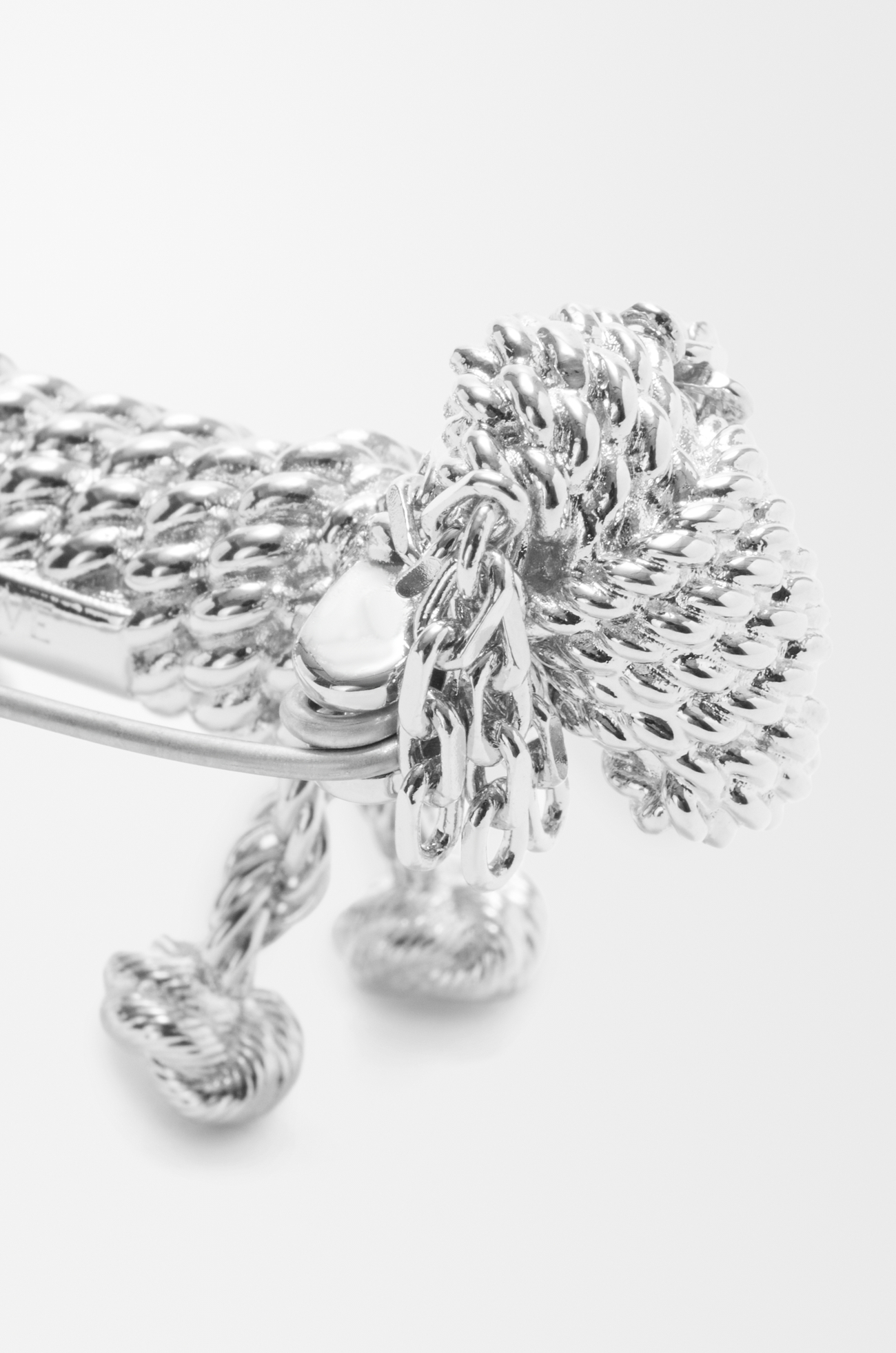 LOEWE Broche Sausage Dog Plata