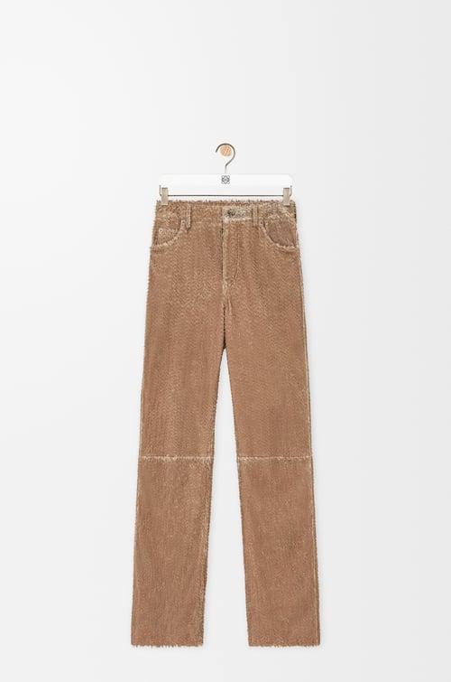 LOEWE 트라우저 - 나파 램스킨 베이지