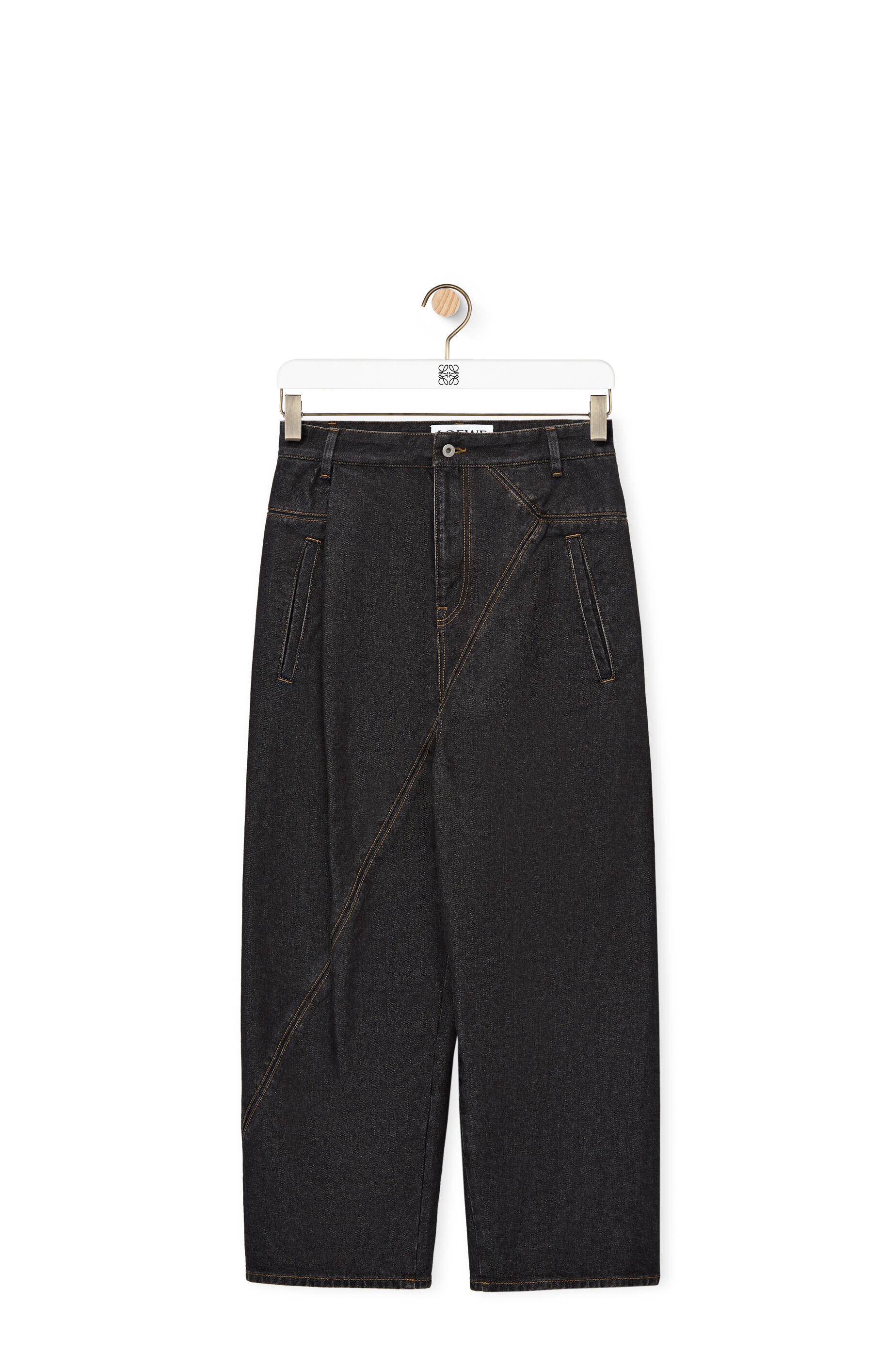 Loewe denim store puzzle bag