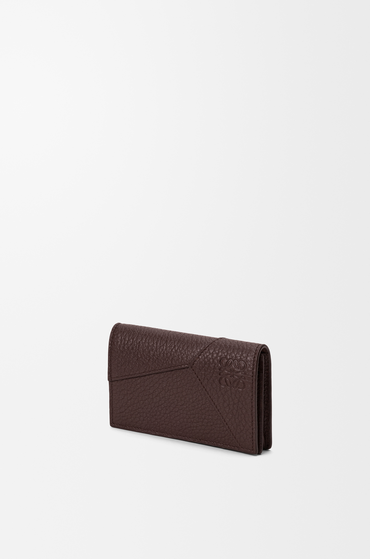LOEWE パズル ビジネス カードホルダー（サプルグレインカーフ） チョコレート