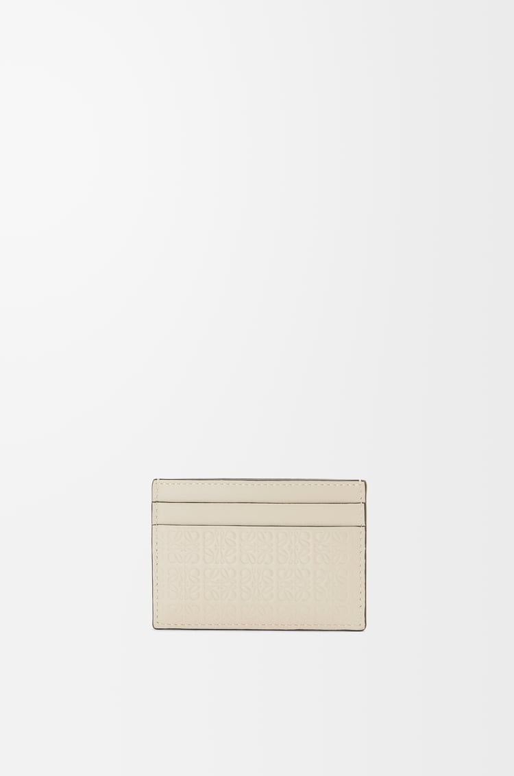 LOEWE リピート プレーン カードホルダー（エンボスシルクカーフ） ライトオーツ
