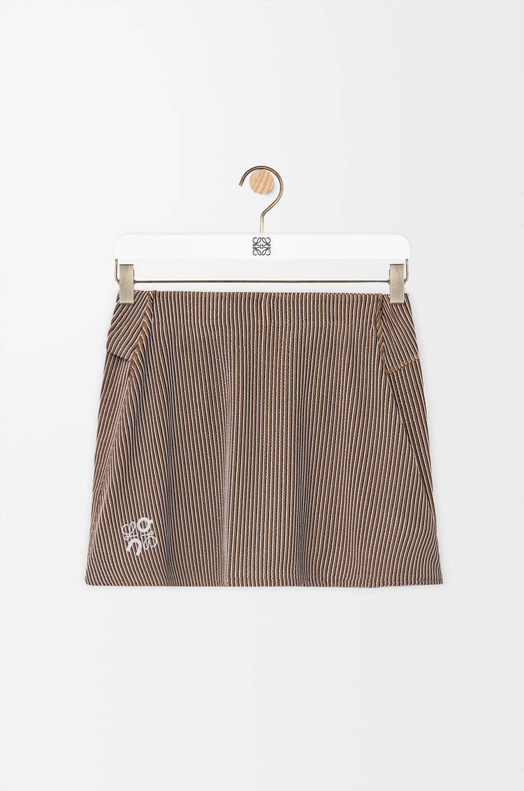 LOEWE Skirt in technical jersey Brown/Pink