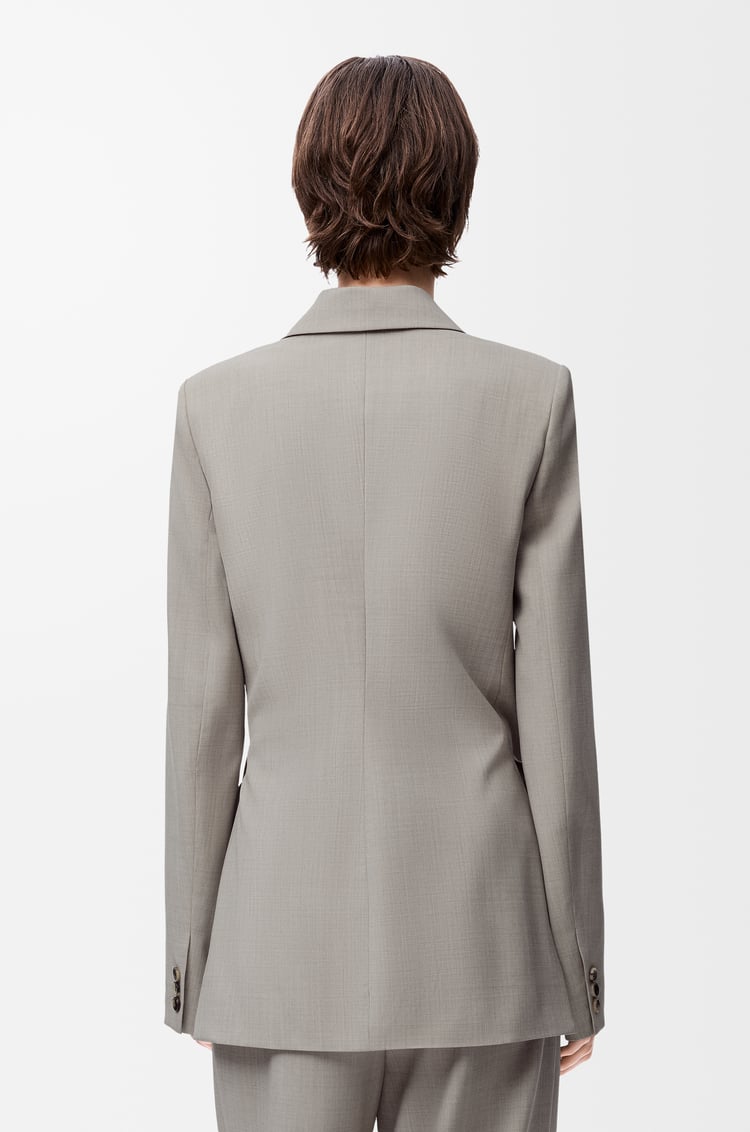LOEWE Jacket in wool Light Beige Melange