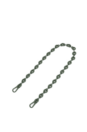 LOEWE Donut chain strap in metal Vintage Khaki