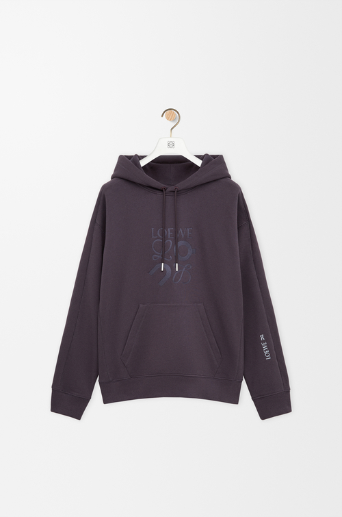 LOEWE Hoodie in cotton Purple