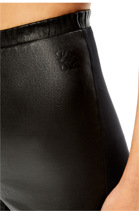 LOEWE Cycling shorts in nappa and cotton Black plp_rd