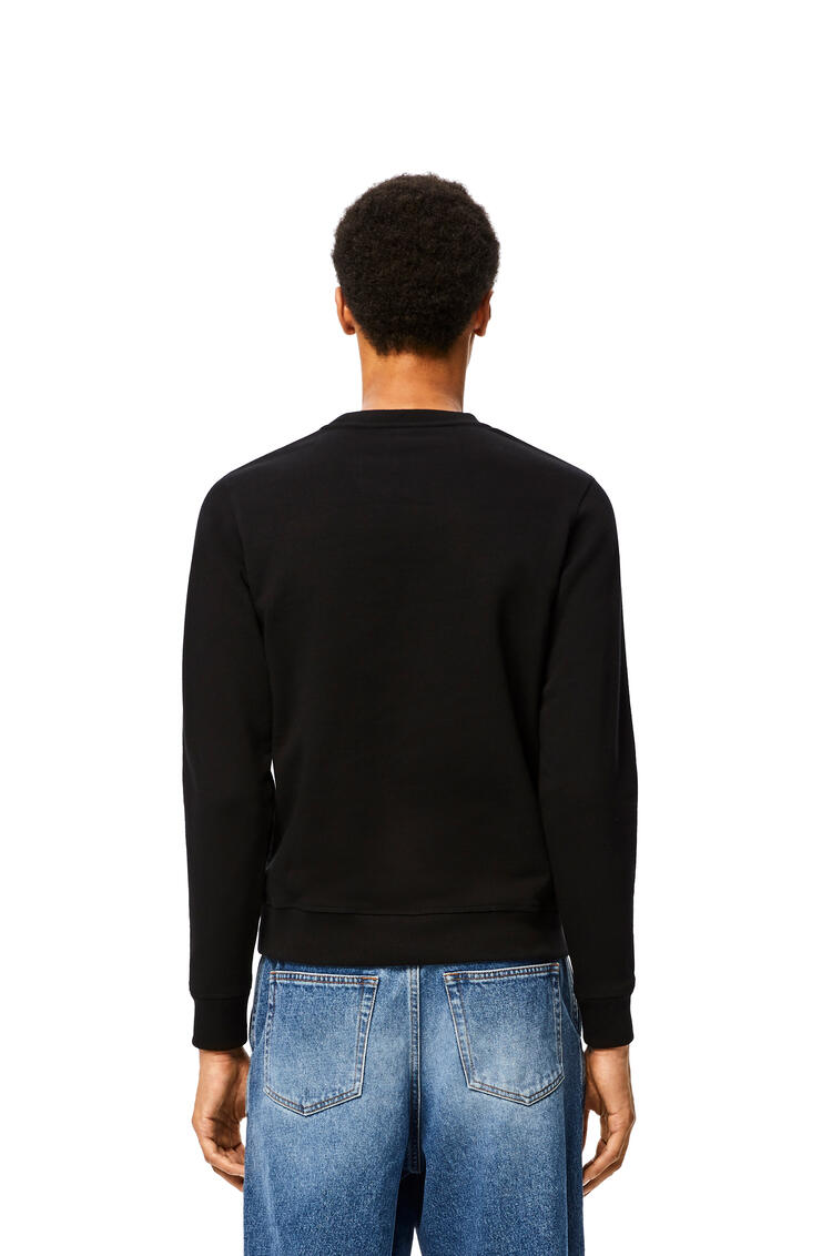 LOEWE Anagram embroidered sweatshirt in cotton Black pdp_rd