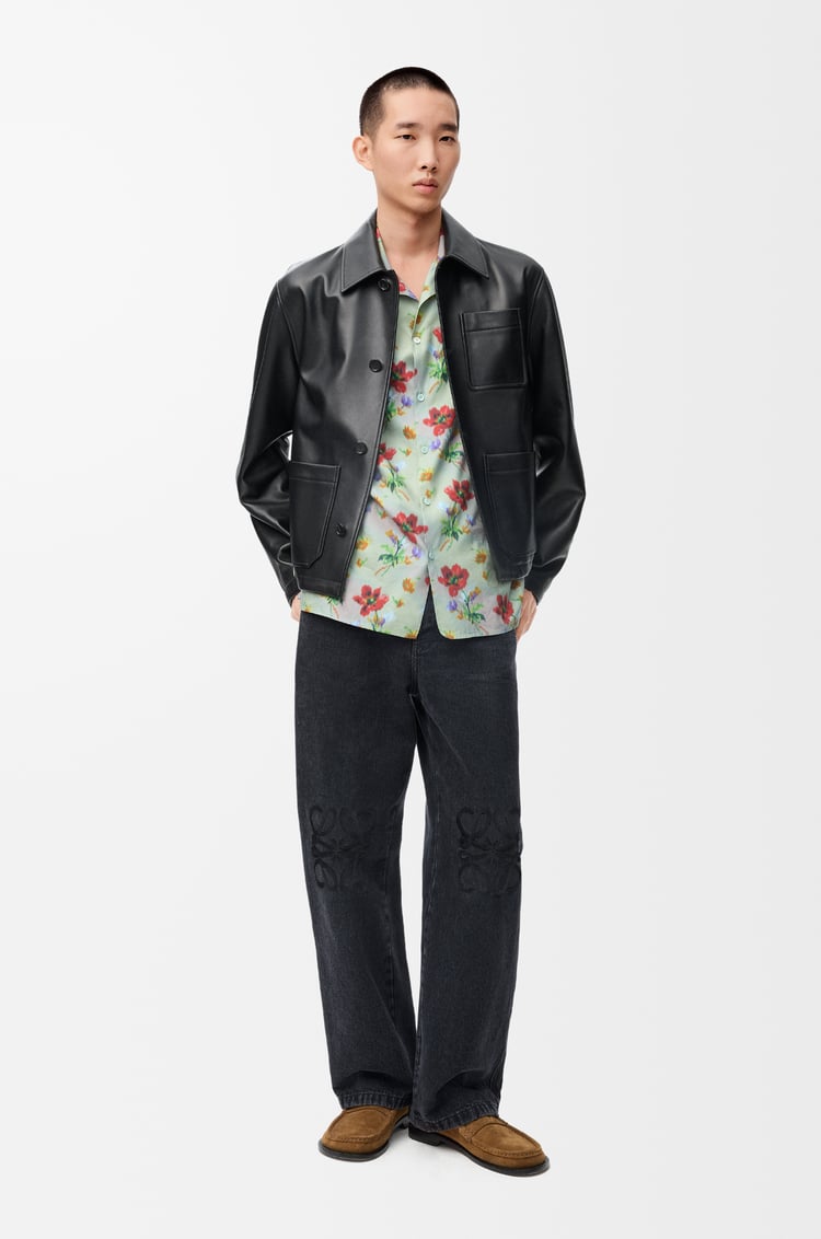 LOEWE Anagram baggy jeans in denim Black