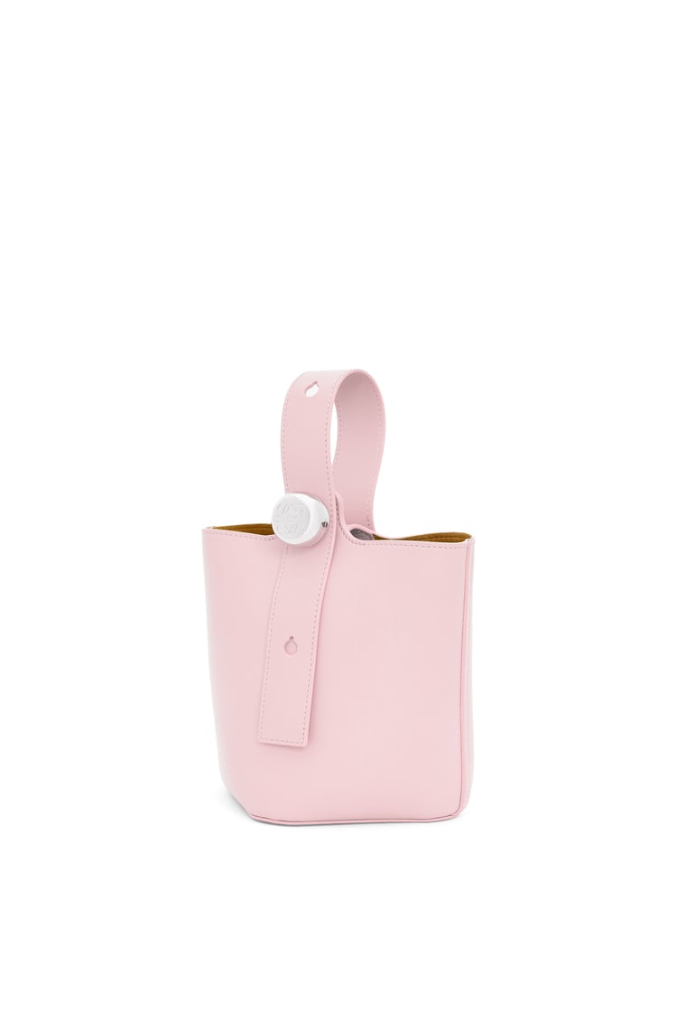 LOEWE Mini Pebble Bucket bag in mellow calfskin Blossom