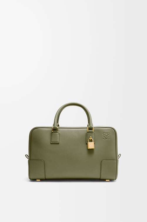 LOEWE Bolso Amazona 28 en piel napa de ternera Verde Aguacate