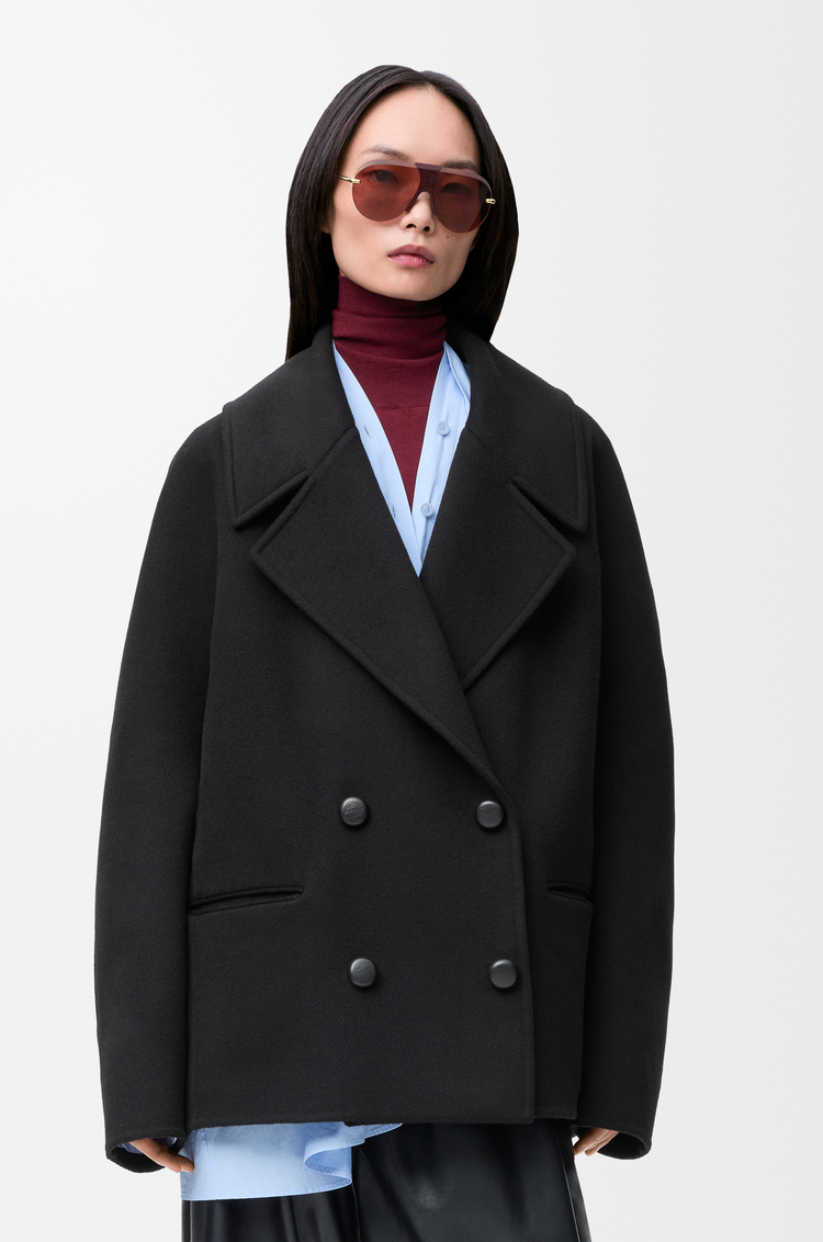 LOEWE ショート コート（ウール） ブラック