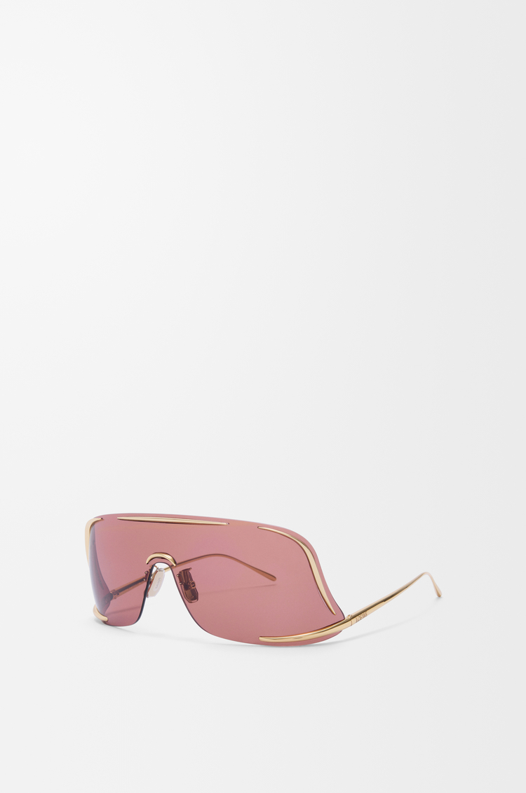 LOEWE Shield Mask sunglasses Burgundy