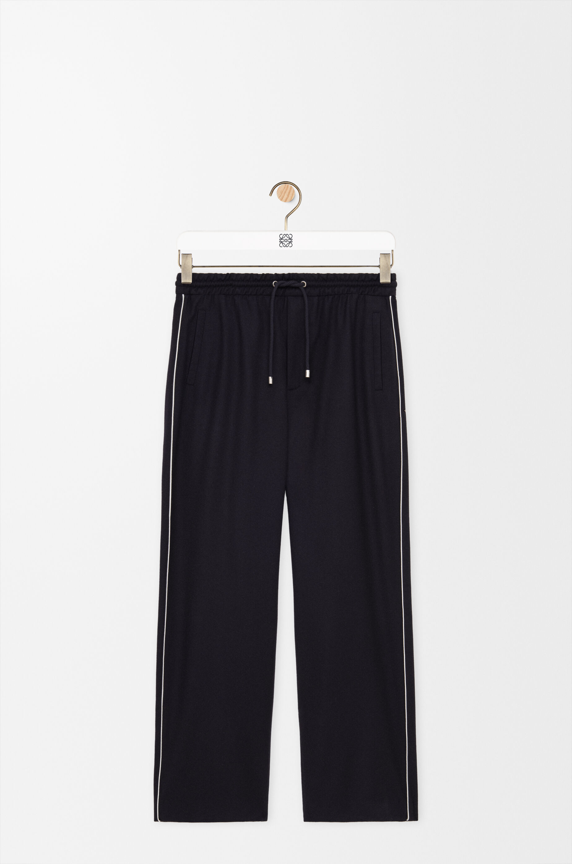 ドローストリング トラウザーズ（ウール） ブルー - LOEWE