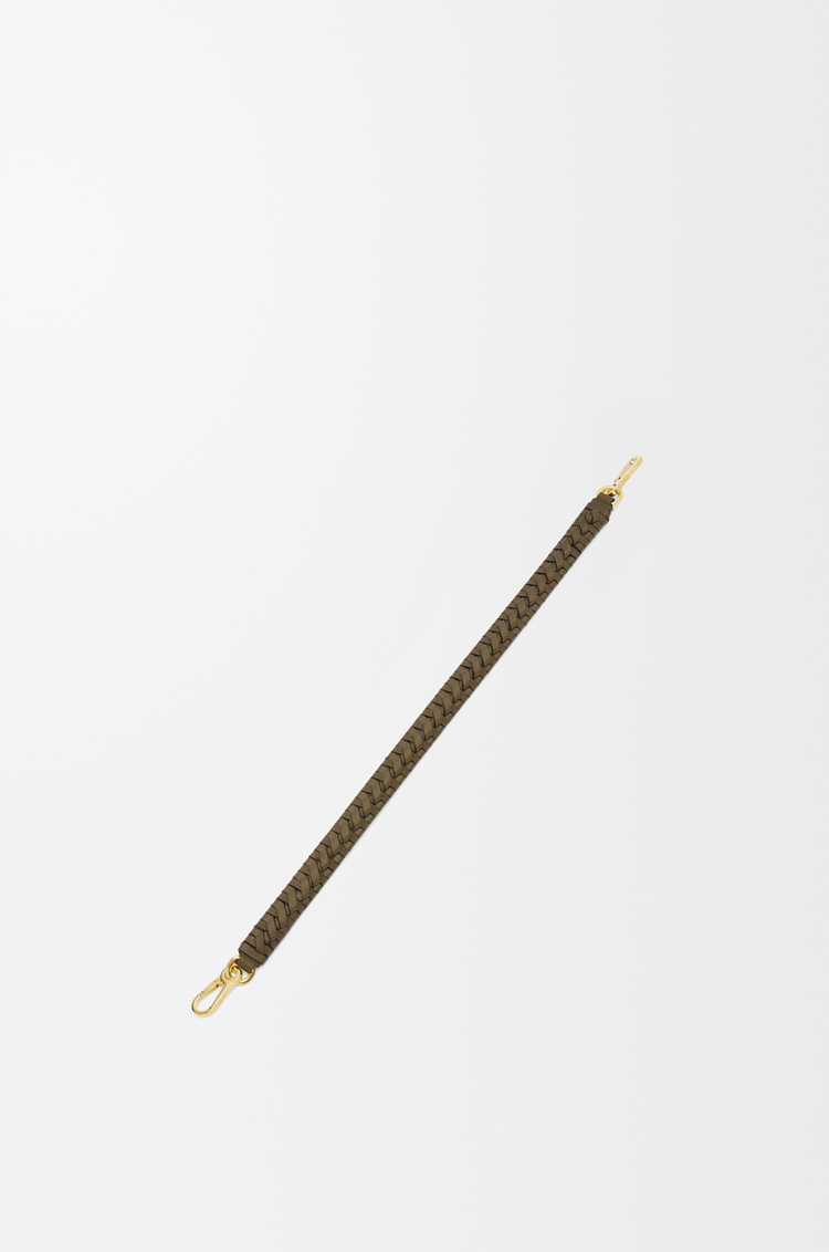 LOEWE ウーブン スパイラル ストラップ（クラシックカーフ） ダークカーキグリーン